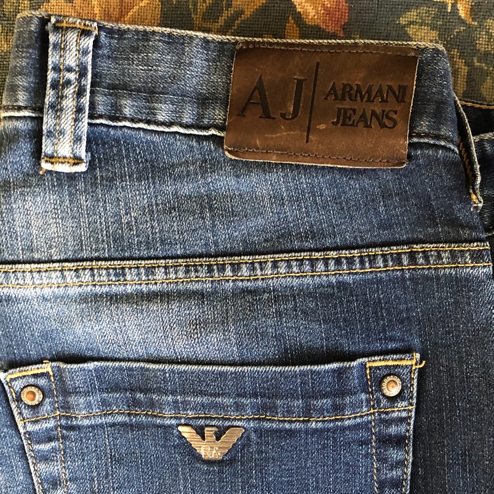 Armani Jeans men Classic Blue Denim made in Italy